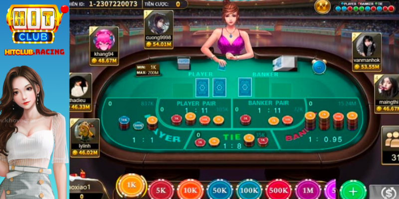 Đặt cược Baccarat HitClub